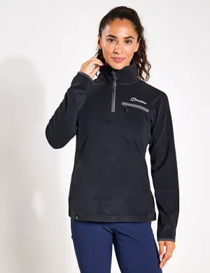 Prism 2.0 Micro Pull Moitié-Zip en Polaire - Noir Jet