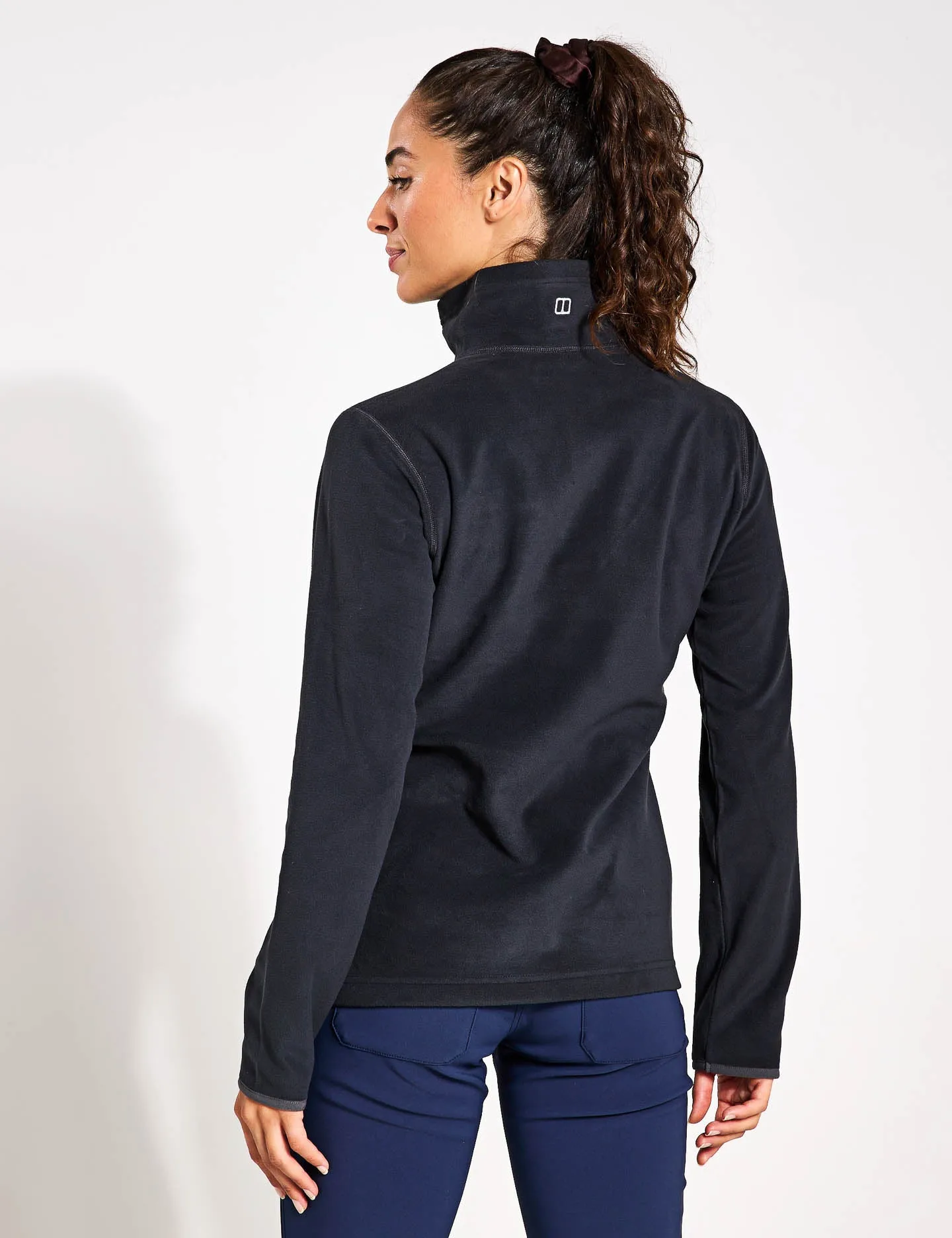 Prism 2.0 Micro Pull Moitié-Zip en Polaire - Noir Jet