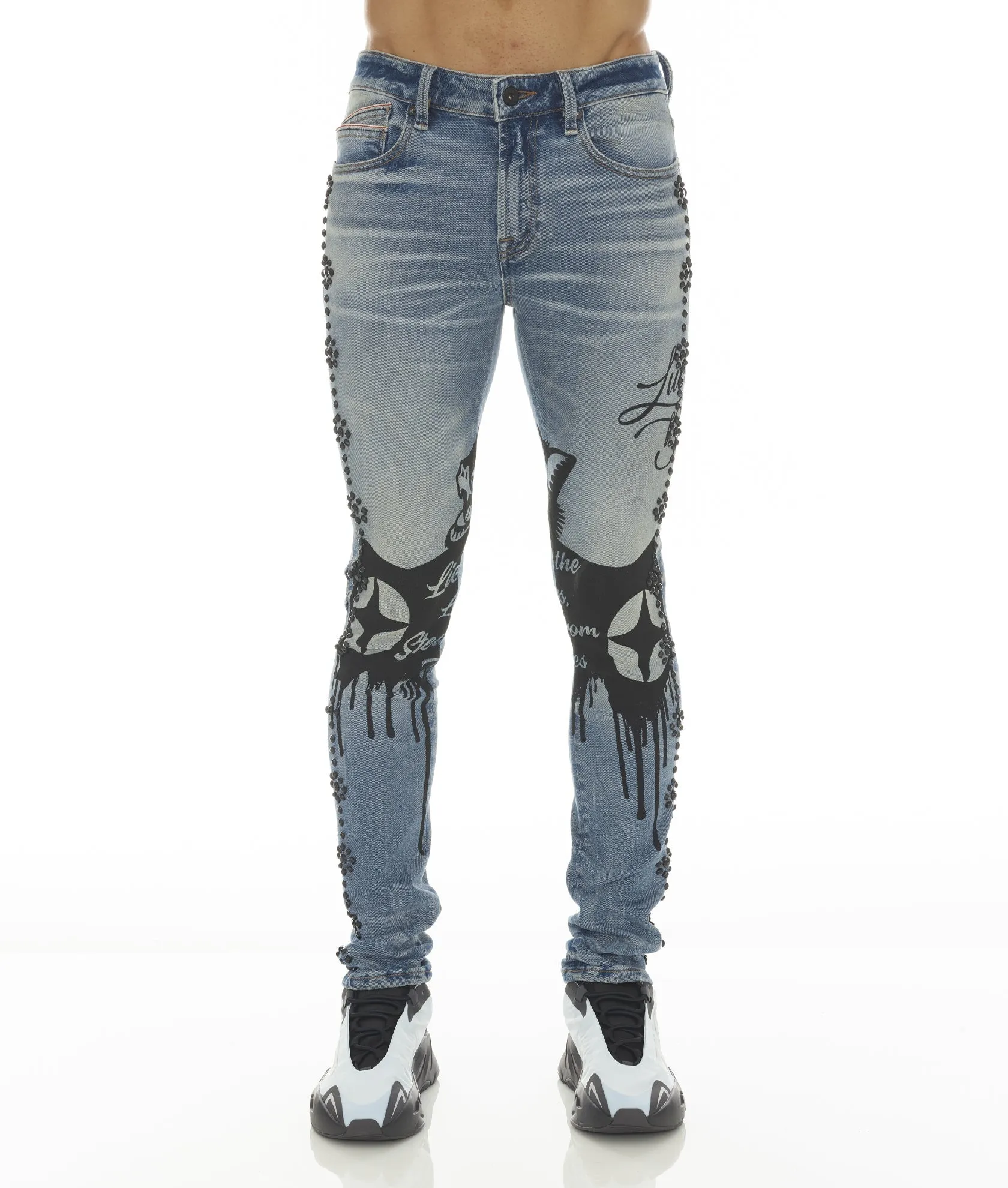 PUNK SUPER SKINNY EN ACIDE LUCKY BASTARD