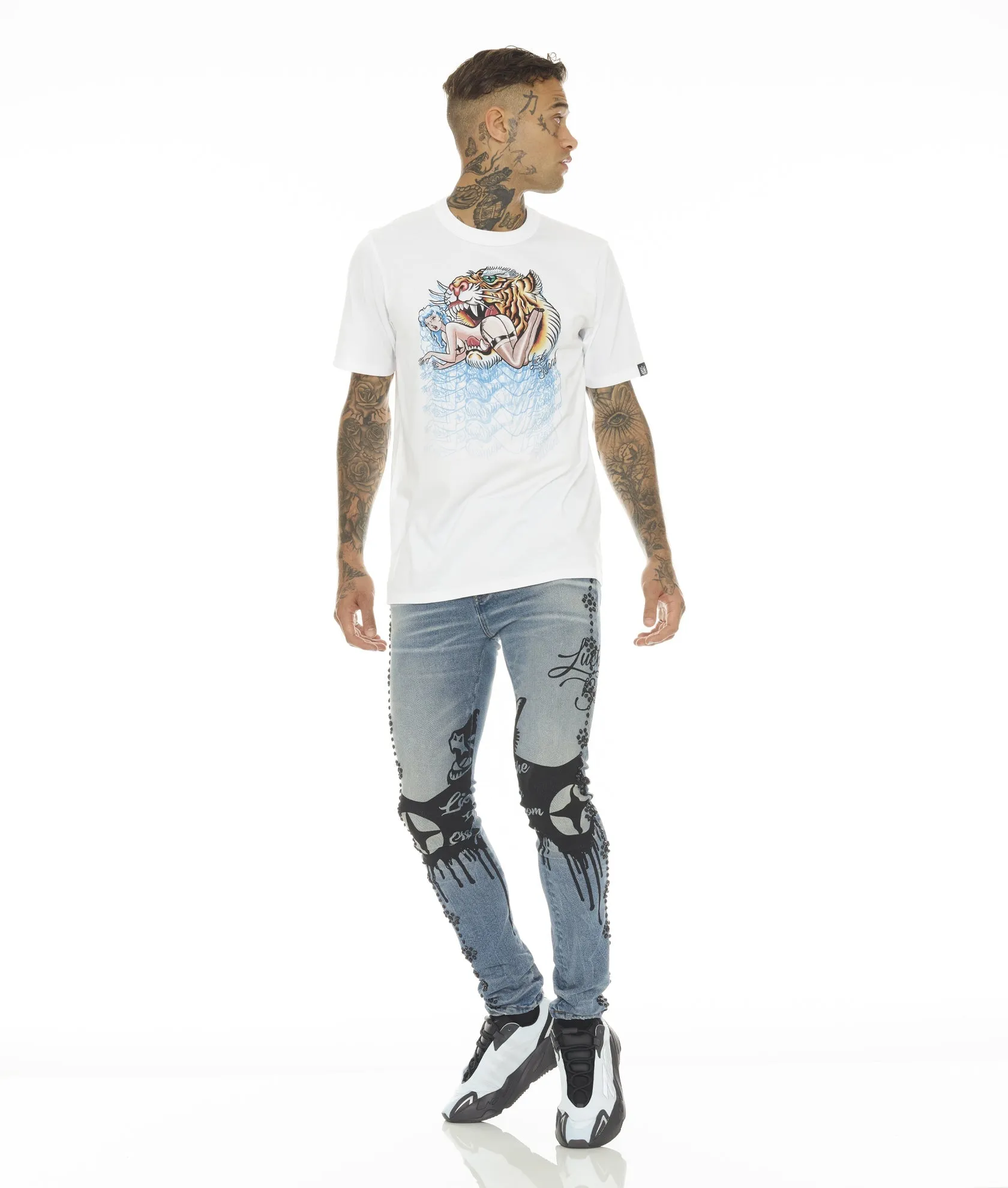 PUNK SUPER SKINNY EN ACIDE LUCKY BASTARD