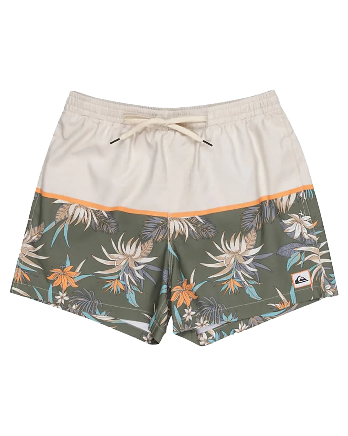 Quiksilver Vêtements Life On The Reef Shorts de Volley en Couleur Bouleau
