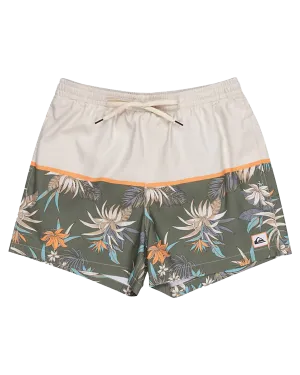 Quiksilver Vêtements Life On The Reef Shorts de Volley en Couleur Bouleau