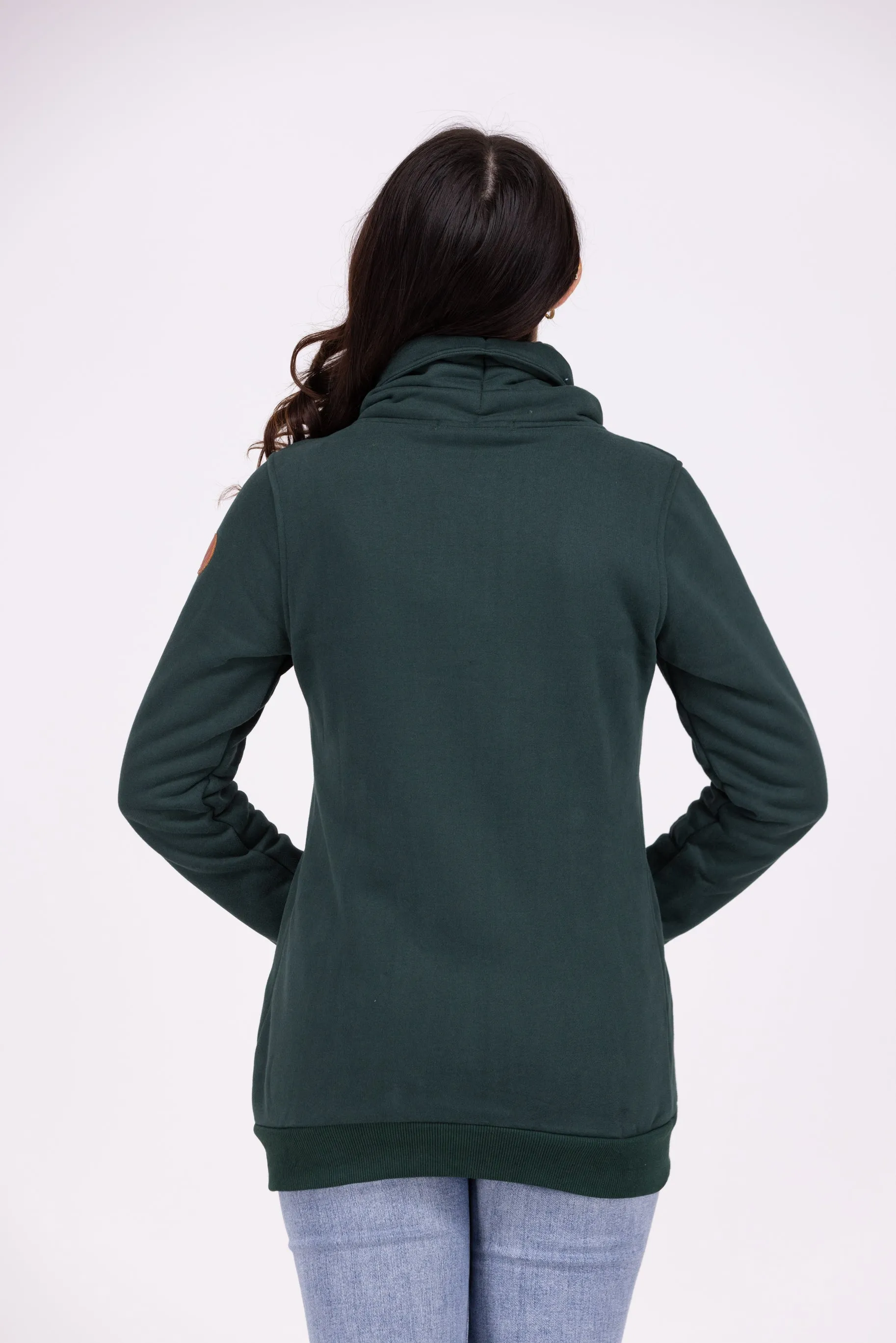 Veste à col montant avec fermeture éclair pour femme Quinn