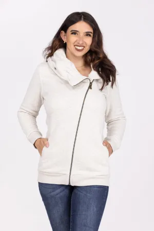 Veste à col montant avec fermeture éclair pour femme Quinn