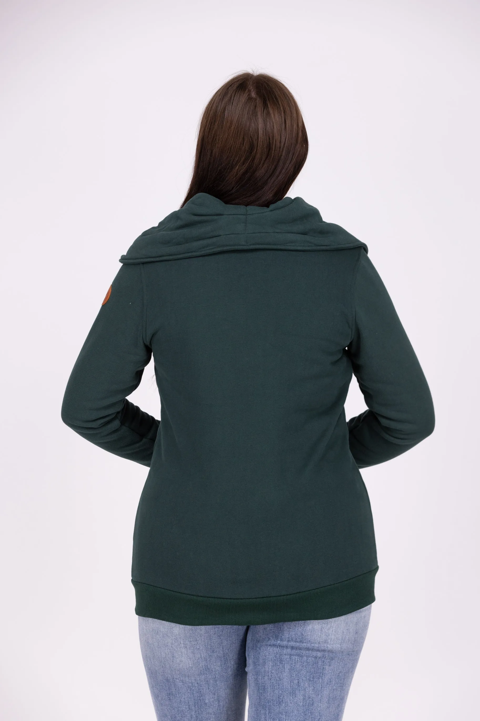 Veste à col montant avec fermeture éclair pour femme Quinn