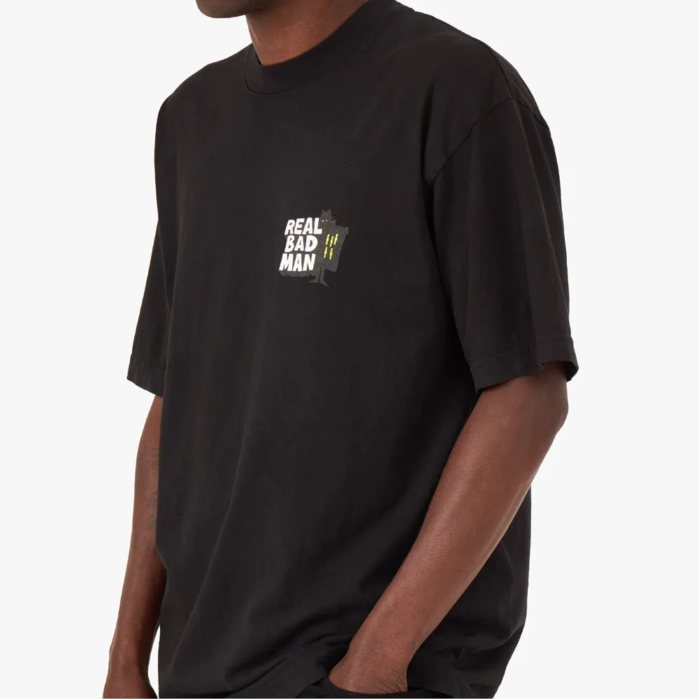 T-shirt Real Bad Man avec hommes masqués / Noir
