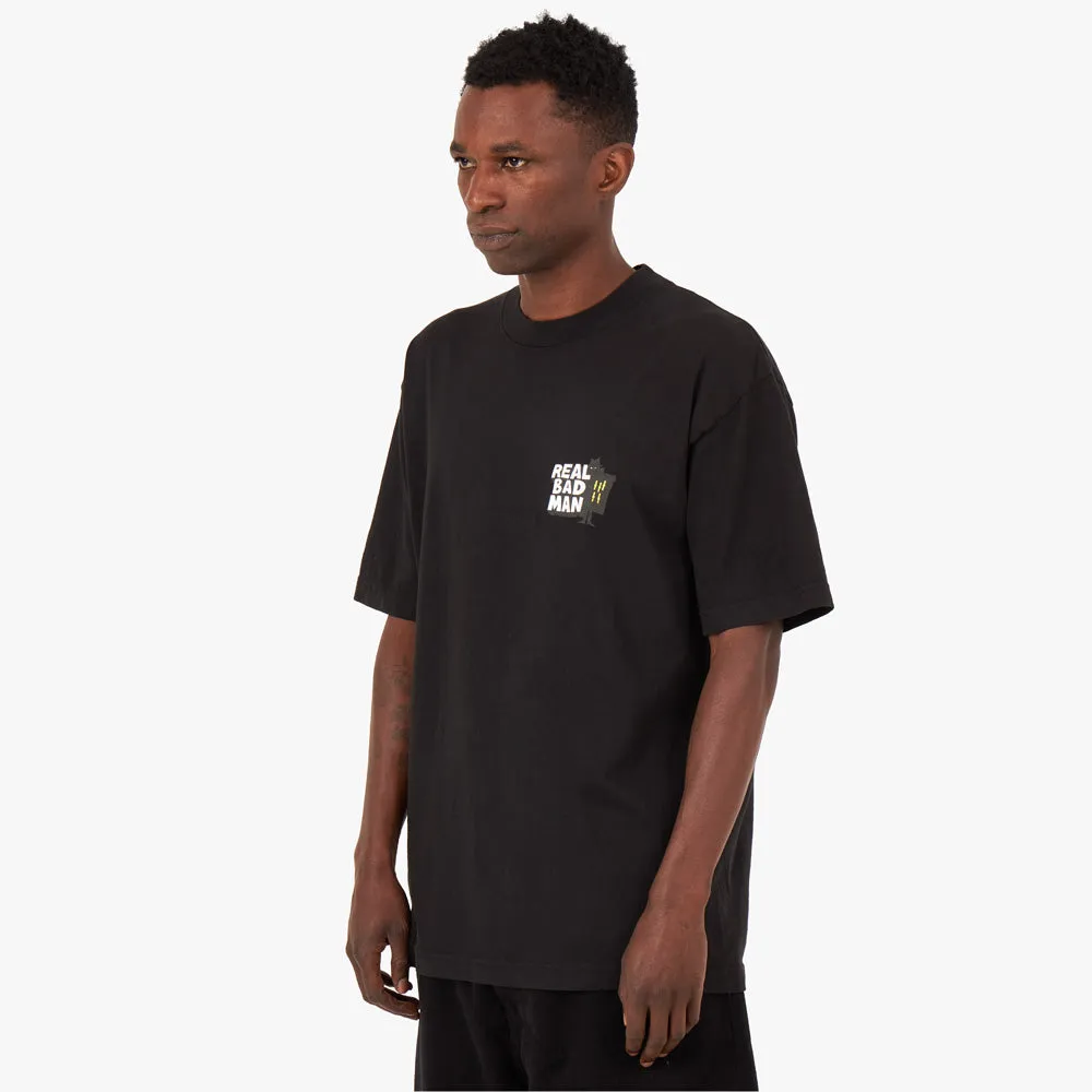 T-shirt Real Bad Man avec hommes masqués / Noir