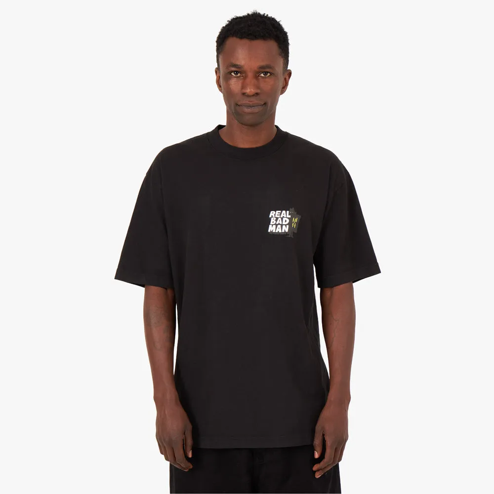 T-shirt Real Bad Man avec hommes masqués / Noir