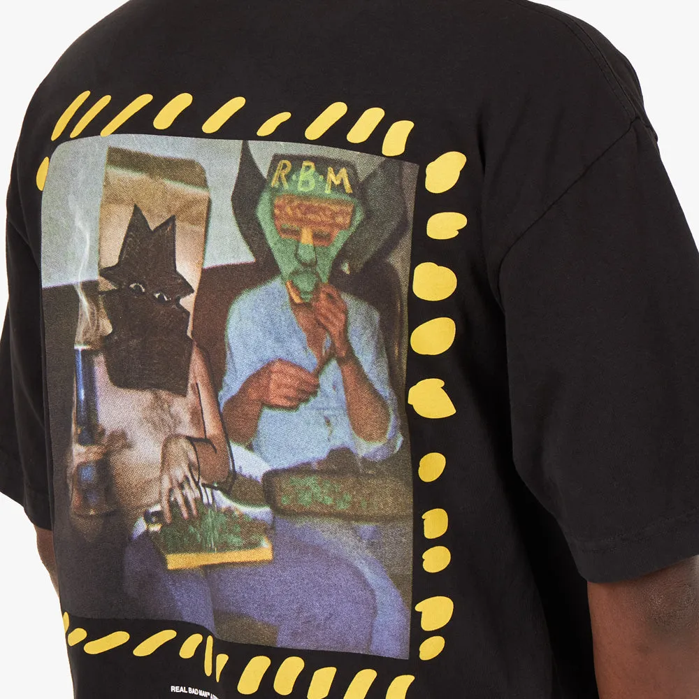 T-shirt Real Bad Man avec hommes masqués / Noir