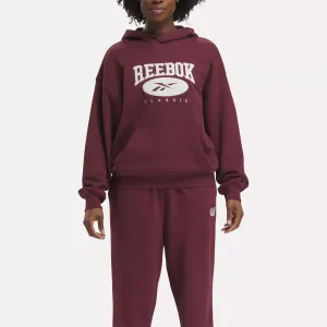 Reebok Vêtements Femme Classics Archive Essentials Sweat à capuche en French Terry avec grand logo