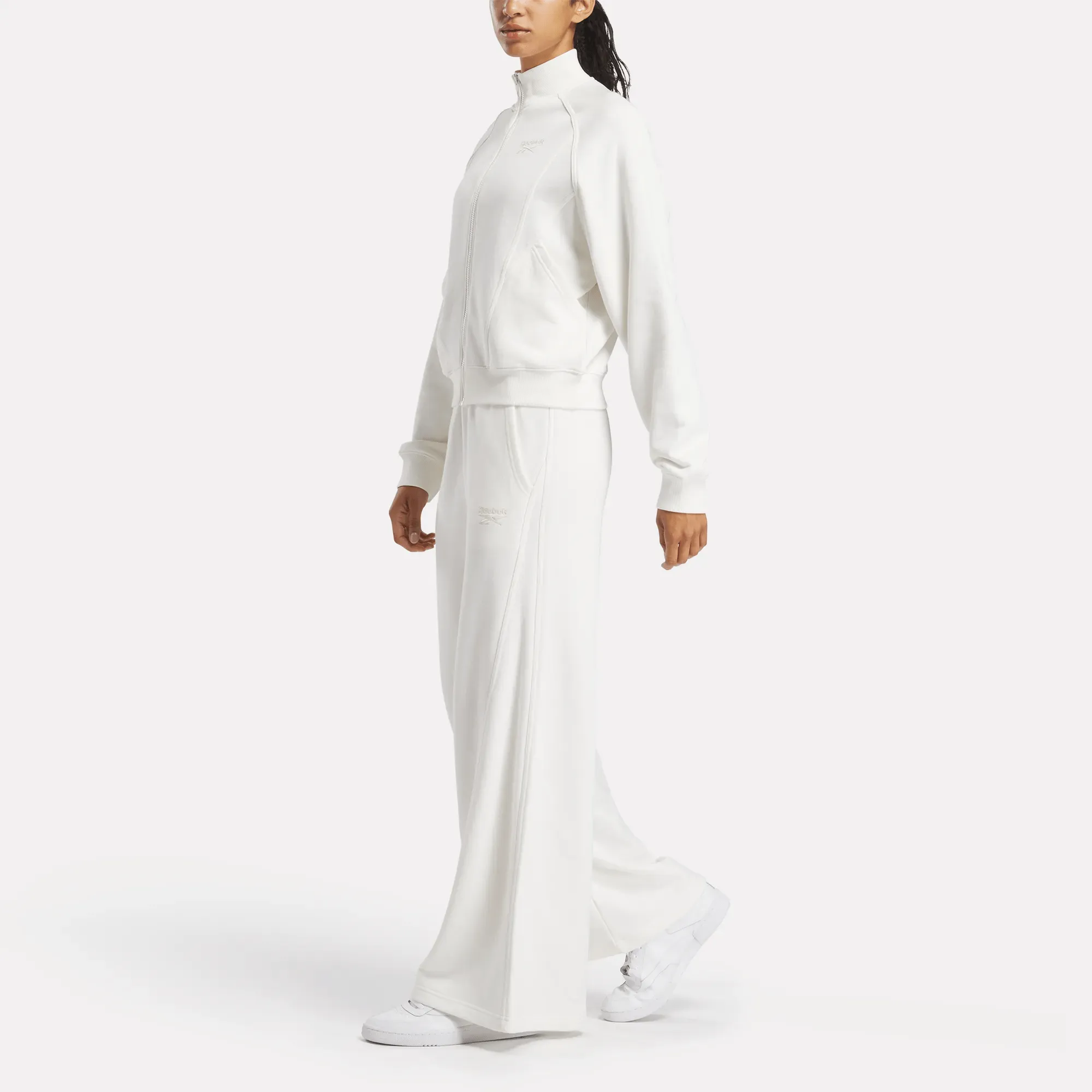 Reebok Vêtements Femme Icon Elements French Terry Veste à Fermeture Éclair Complète