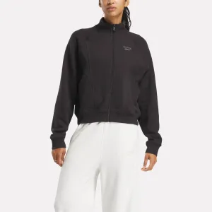 Reebok Vêtements Femme Icon Elements Pull à Capuche en French Terry avec Fermeture Éclair
