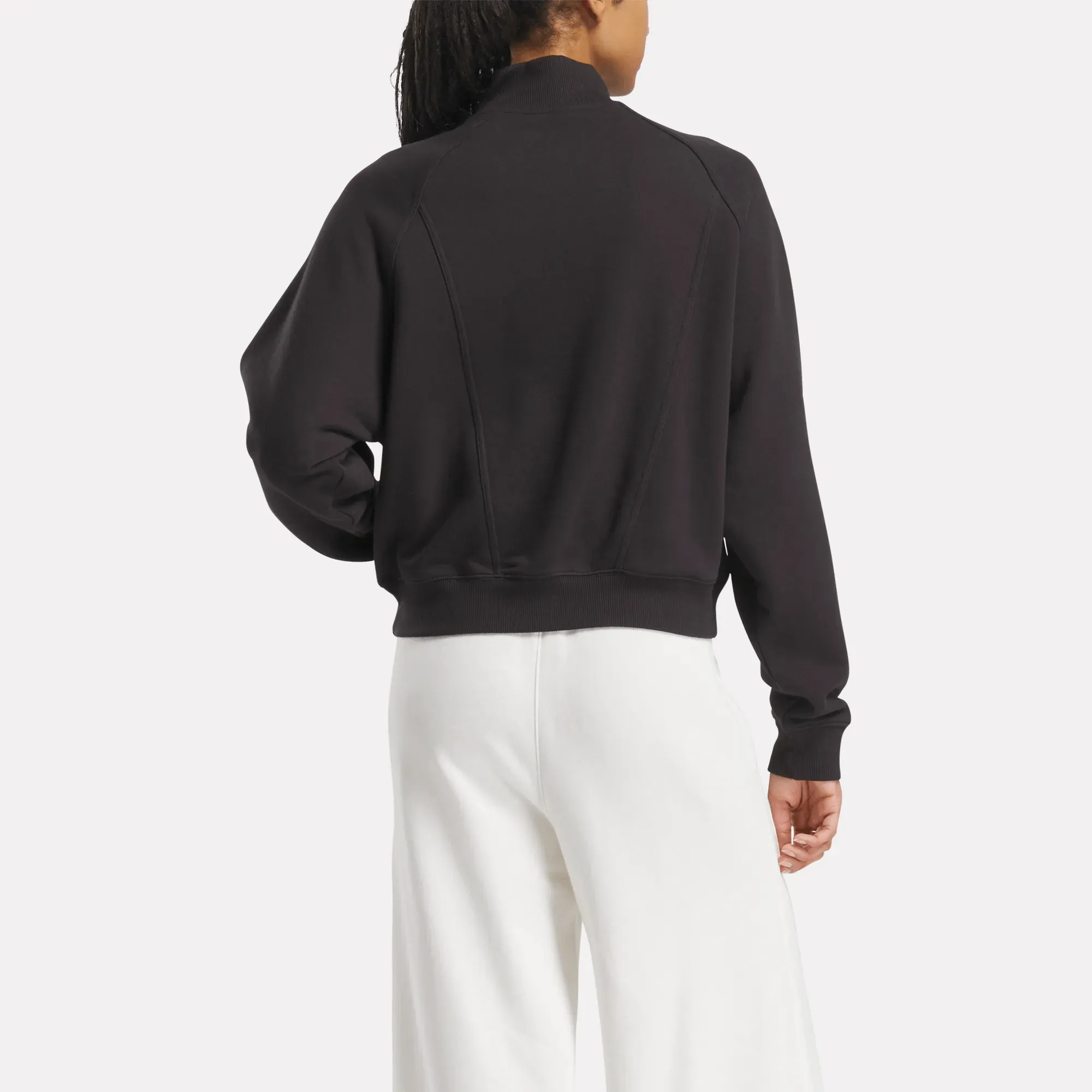 Reebok Vêtements Femme Icon Elements Pull à Capuche en French Terry avec Fermeture Éclair