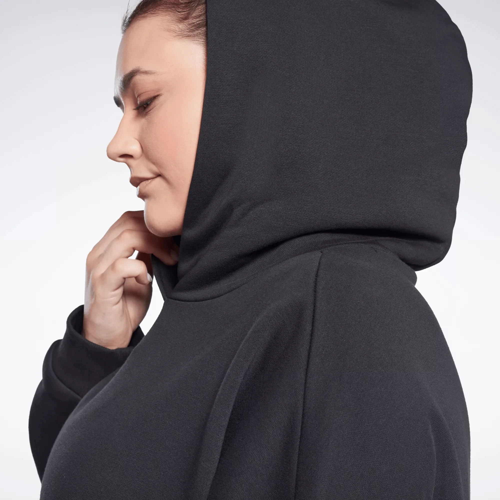 Reebok Vêtements Femme Sweat à Capuche Luxe Oversized (Grande Taille)