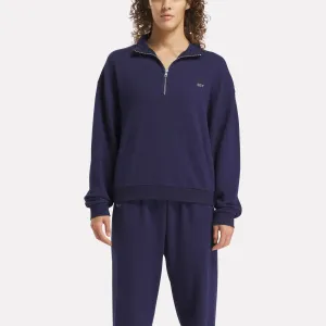 Vêtements Reebok pour Femmes Sweat-shirt léger à col quart de zip Reebok x SET Classic