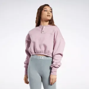 Reebok Sweat-shirt en polaire pour femmes Classics Violet Reebok