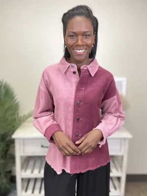 Veste en velours côtelé à motifs colorés pour femmes Restless Heart