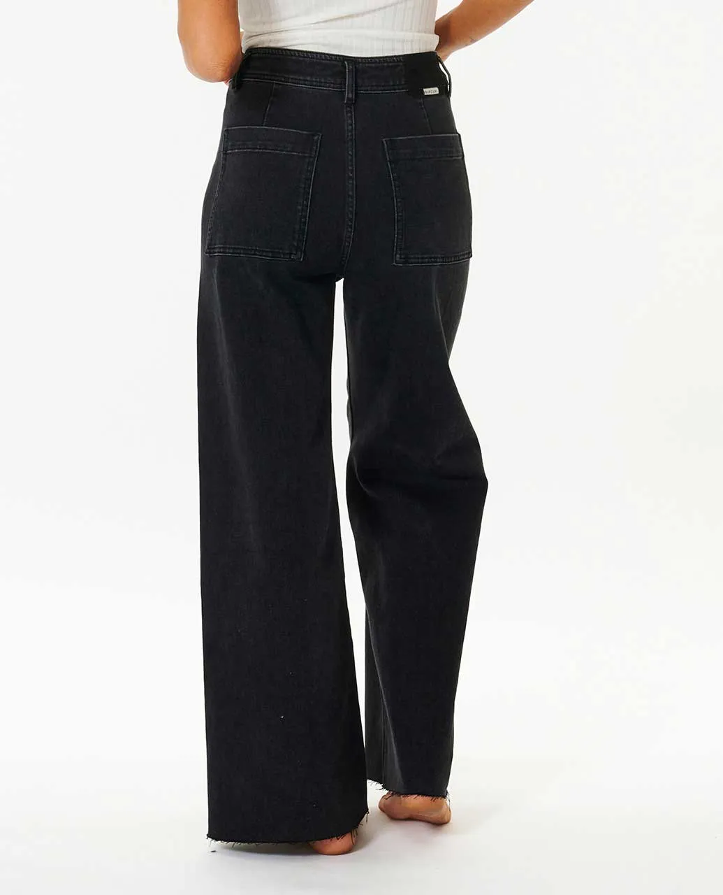 Rip Curl Pantalon en Denim de Vacances - Noir Lavé
