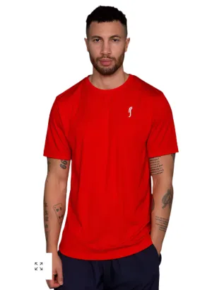RS Sports T-shirt de performance pour hommes - Vêtements Rs Men Rouge éclatant