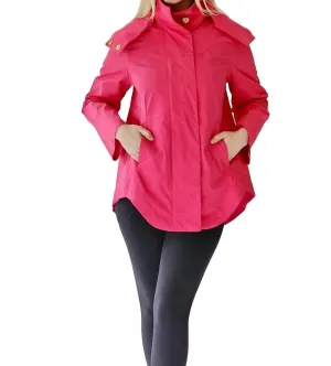 Veste de pluie Savina en rose