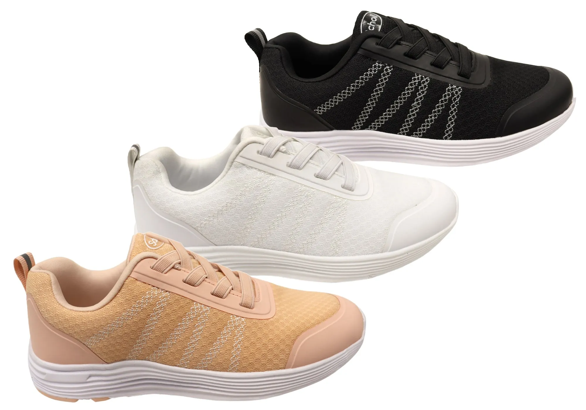 Scholl Orthaheel Cannes Chaussures de Sport Femmes à Enfiler Confortables et Soutenantes Chaussures Scholl Orthaheel