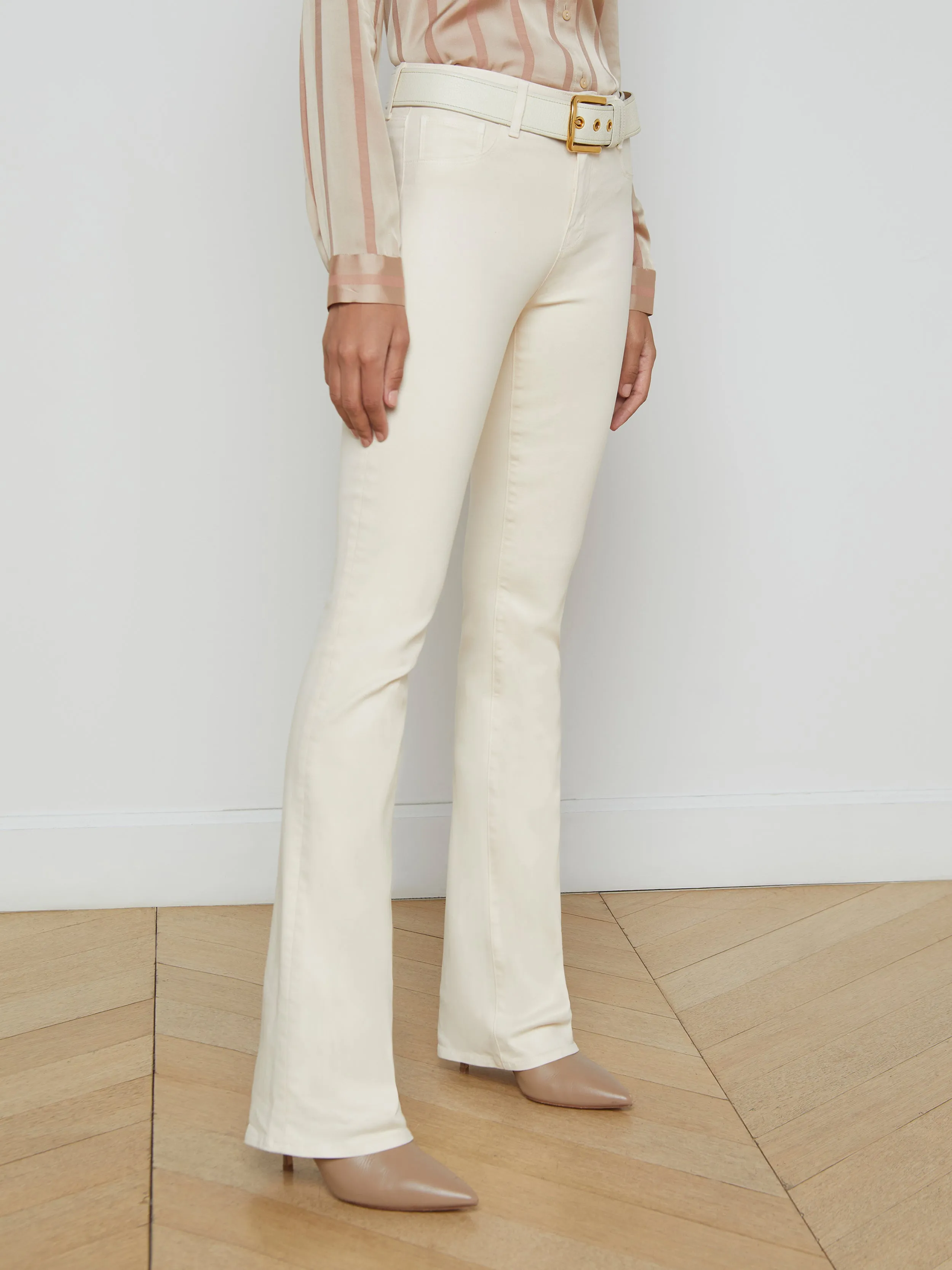 Jean Bootcut Selma avec Revêtement