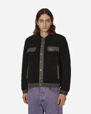 Veste en denim Sherpa Noir