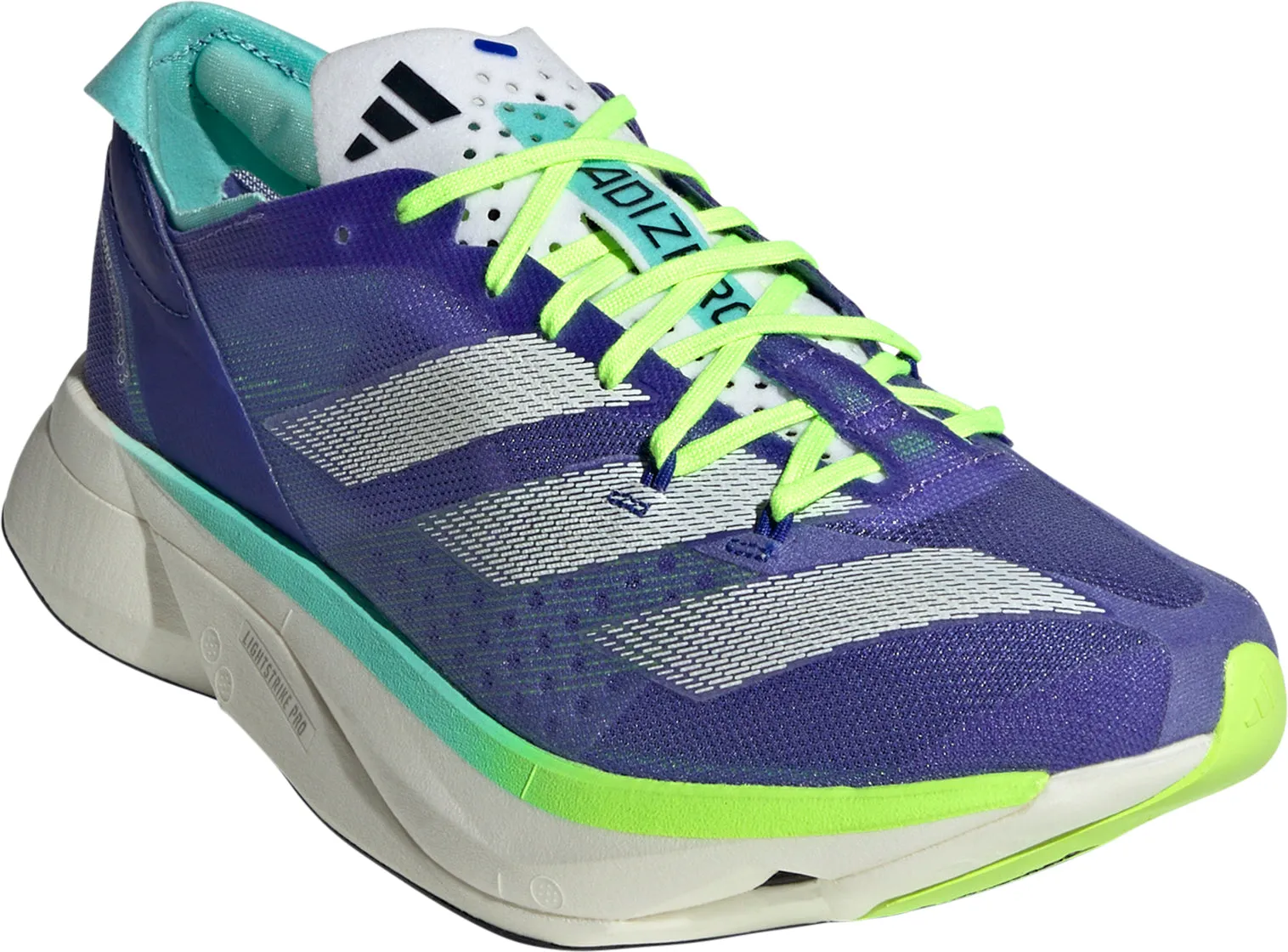 Chaussures Adidas Femme adidas Adizero Adios Pro 3 Chaussures de Course pour Femmes - Bleu