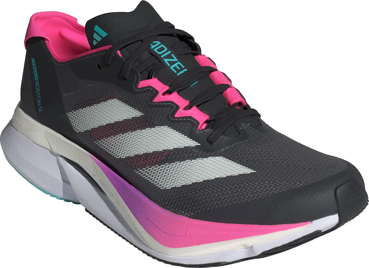 Chaussures Adidas Femme adidas Adizero Boston 12 Chaussures de Course pour Femmes - Gris