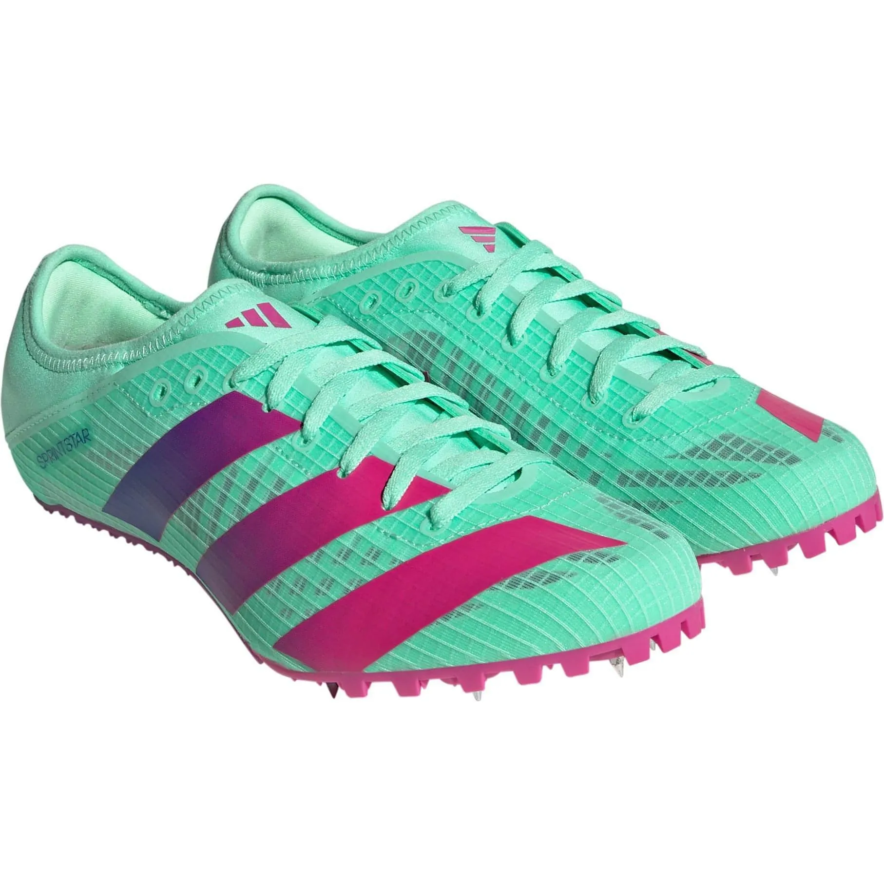Chaussures Adidas Femme adidas Sprintstar Pointes de Course - Vert