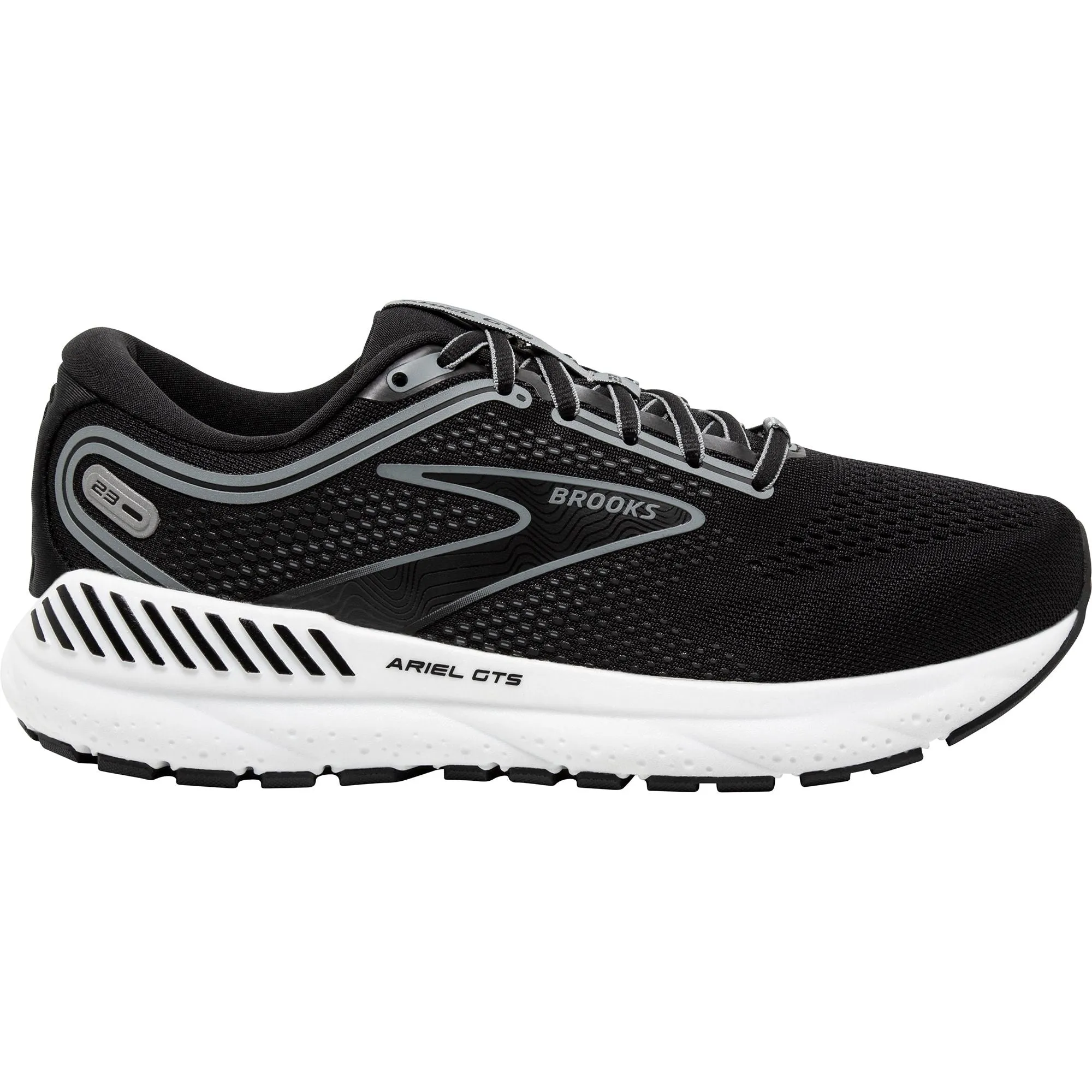Chaussures de course Brooks Brooks Ariel GTS 23 WIDE FIT pour femmes - Noir