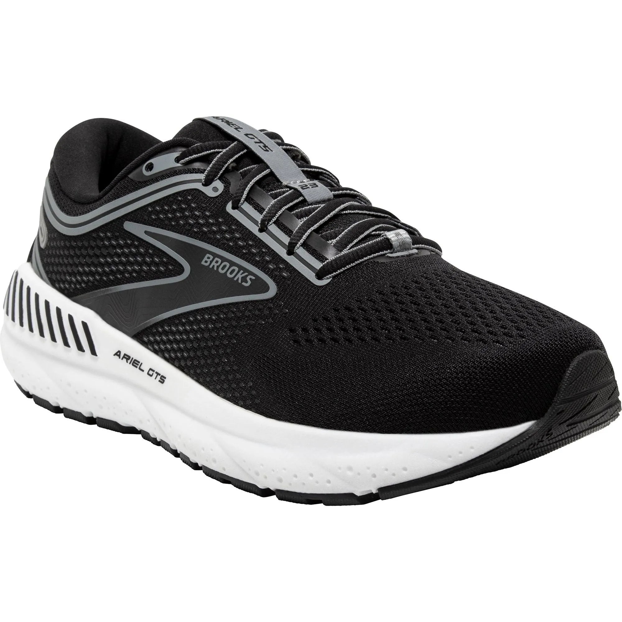 Chaussures de course Brooks Brooks Ariel GTS 23 WIDE FIT pour femmes - Noir