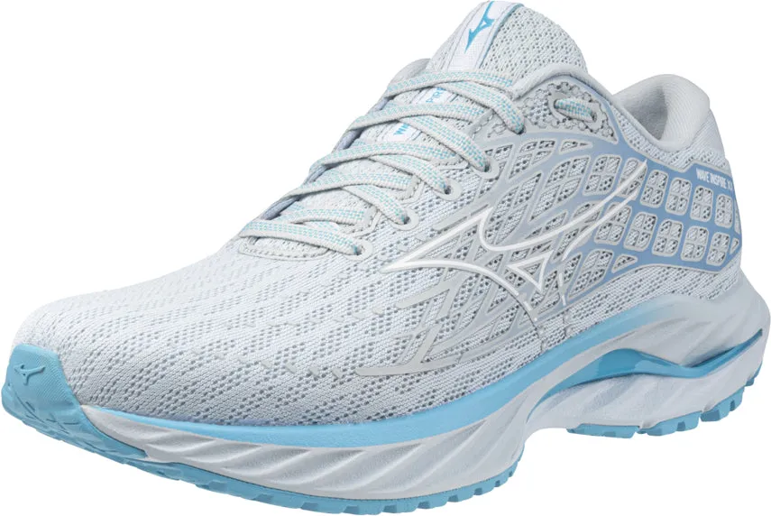 Chaussures de course Mizuno Wave Inspire 20 pour femmes - Blanc