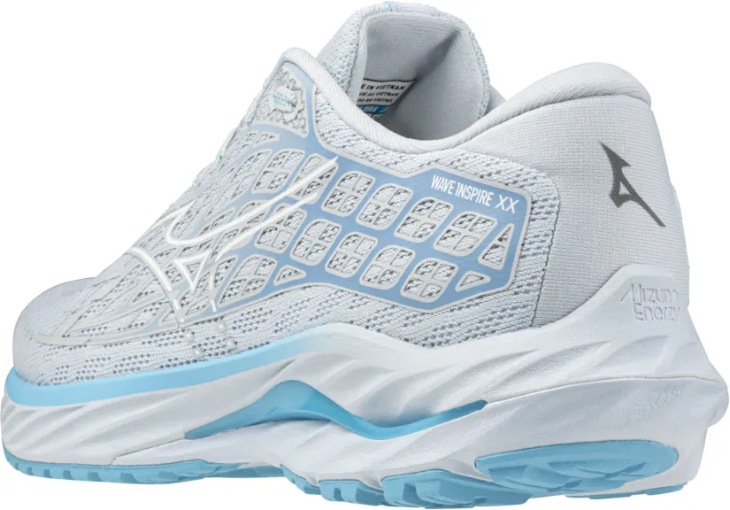 Chaussures de course Mizuno Wave Inspire 20 pour femmes - Blanc