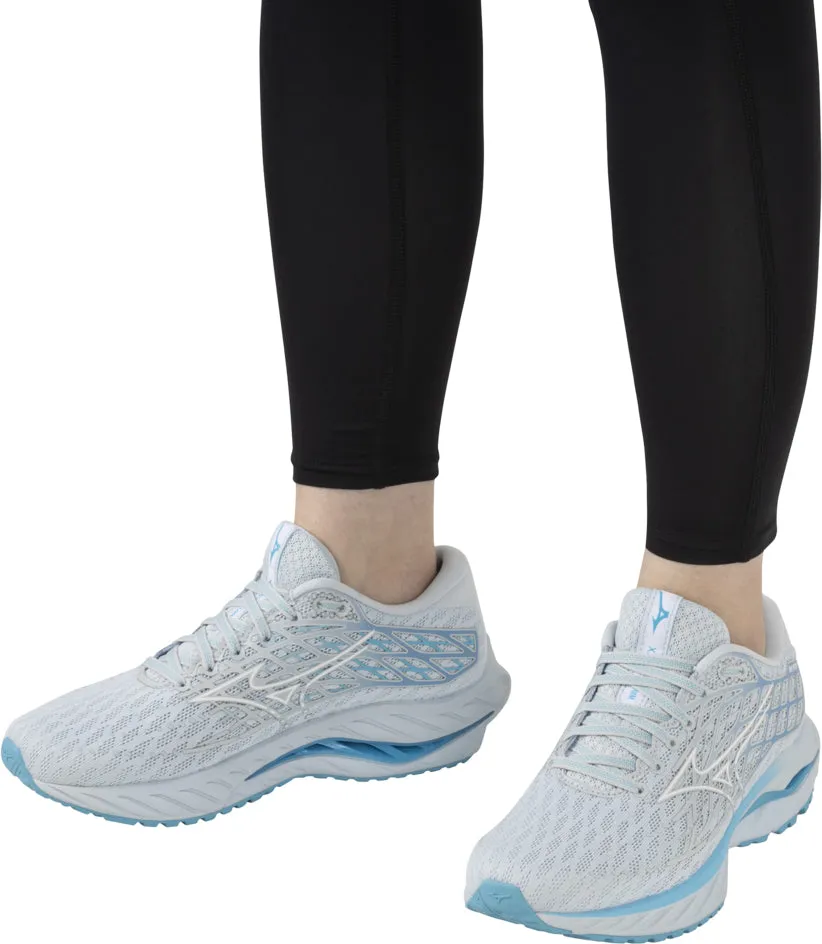 Chaussures de course Mizuno Wave Inspire 20 pour femmes - Blanc