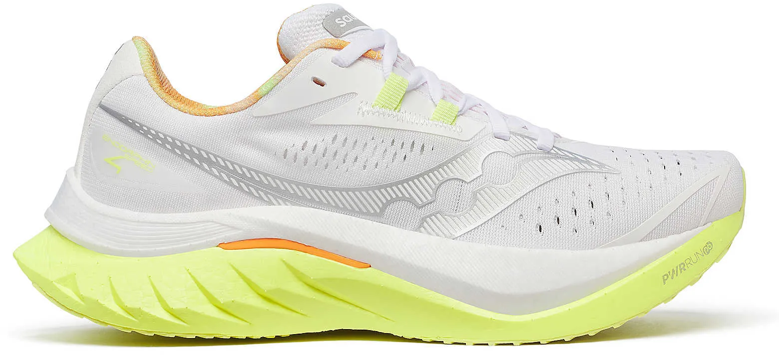 Chaussures de course Saucony Endorphin Speed 4 pour femmes - Blanc