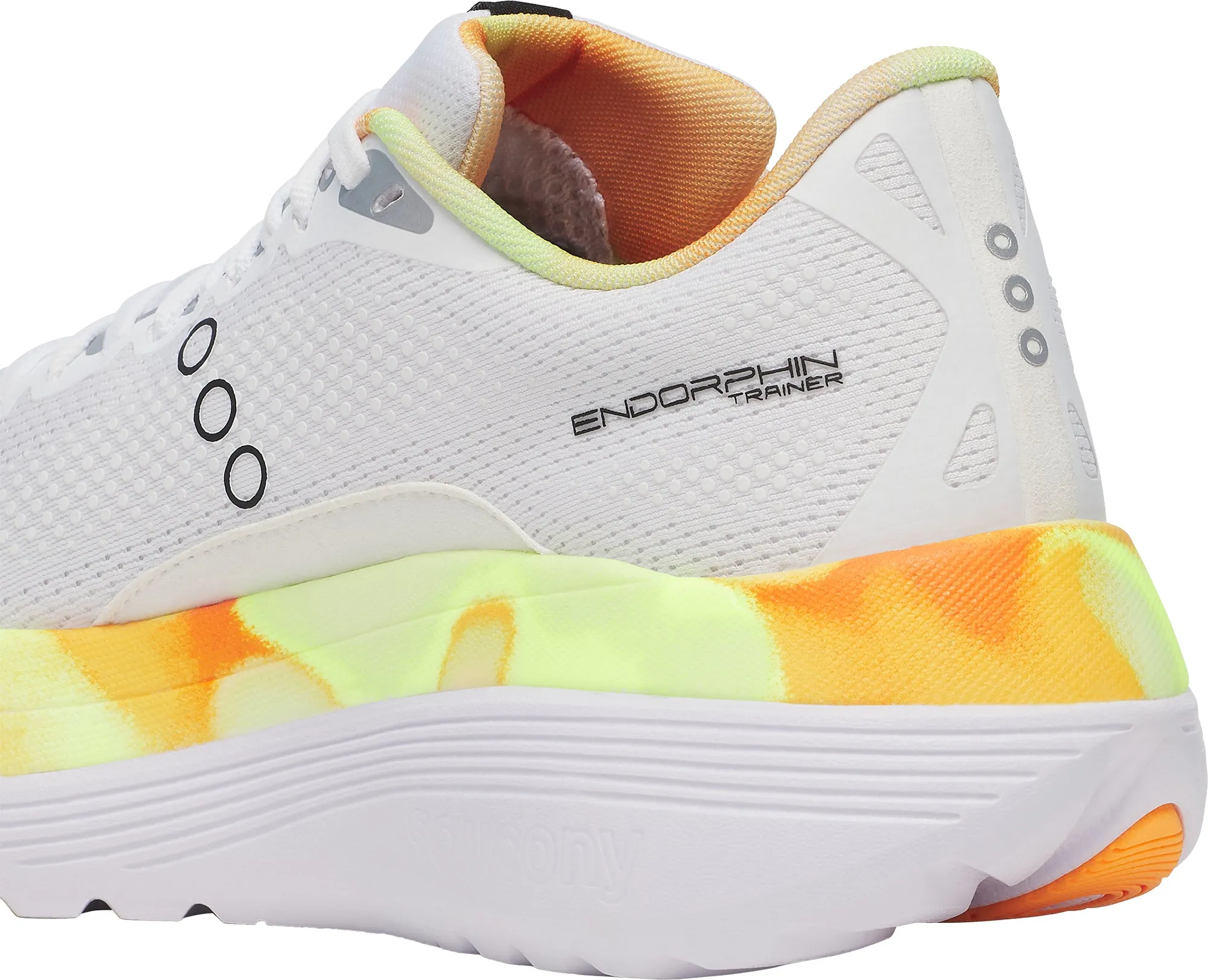 Chaussures de course Saucony Endorphin Trainer pour femme - Blanc
