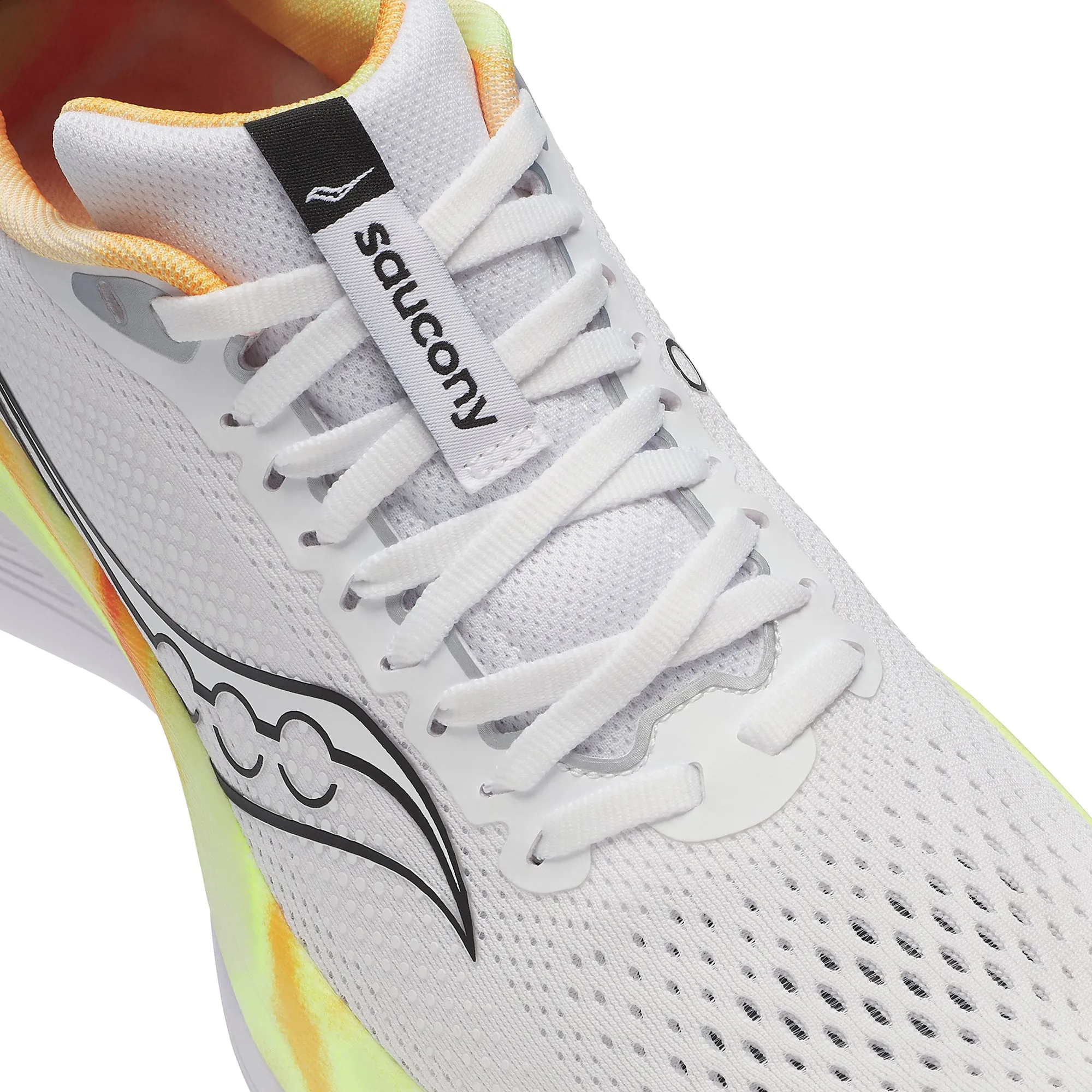 Chaussures de course Saucony Endorphin Trainer pour femme - Blanc
