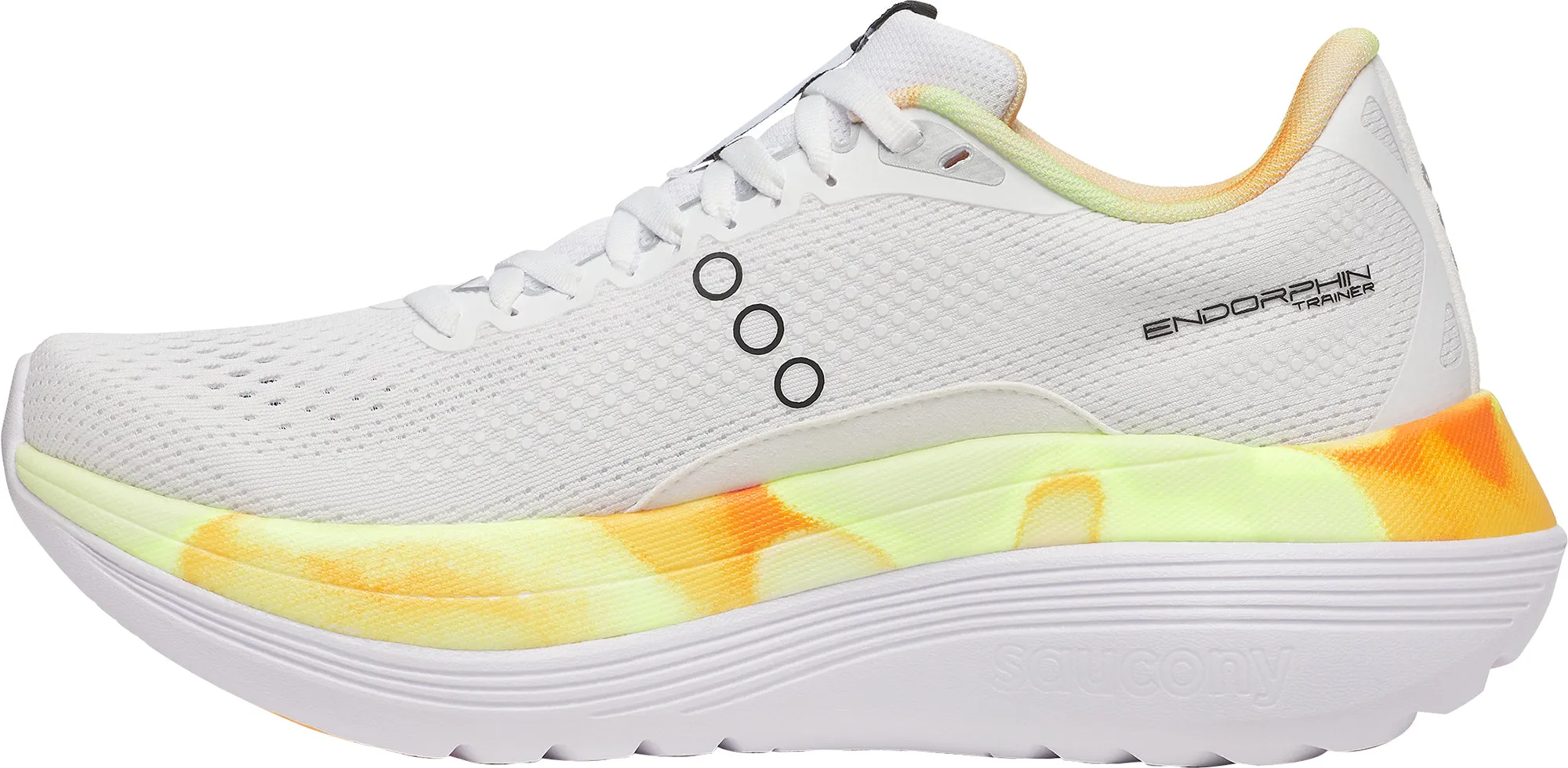 Chaussures de course Saucony Endorphin Trainer pour femme - Blanc