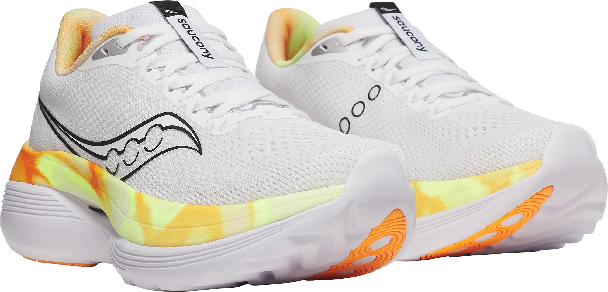 Chaussures de course Saucony Endorphin Trainer pour femme - Blanc