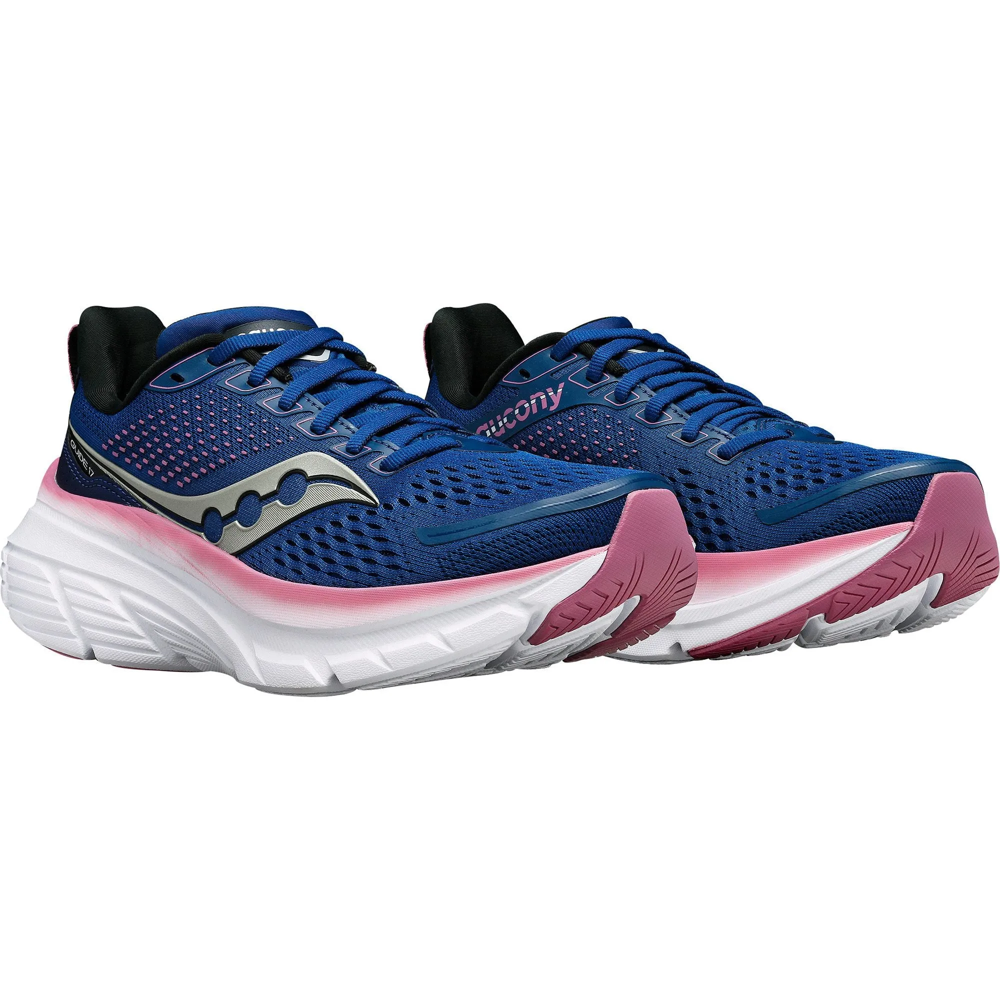 Chaussures de course Saucony Guide 17 WIDE FIT pour femmes - Marine