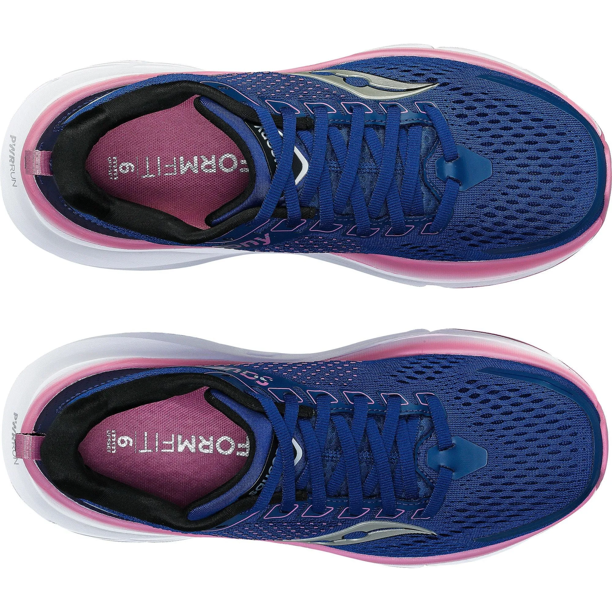 Chaussures de course Saucony Guide 17 WIDE FIT pour femmes - Marine