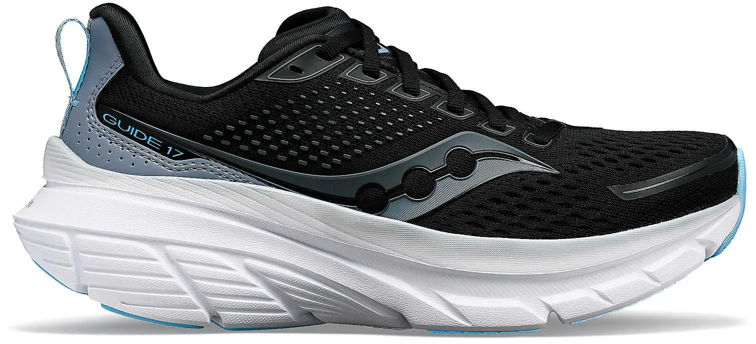 Chaussures de course Saucony Guide 17 pour femme - Noir