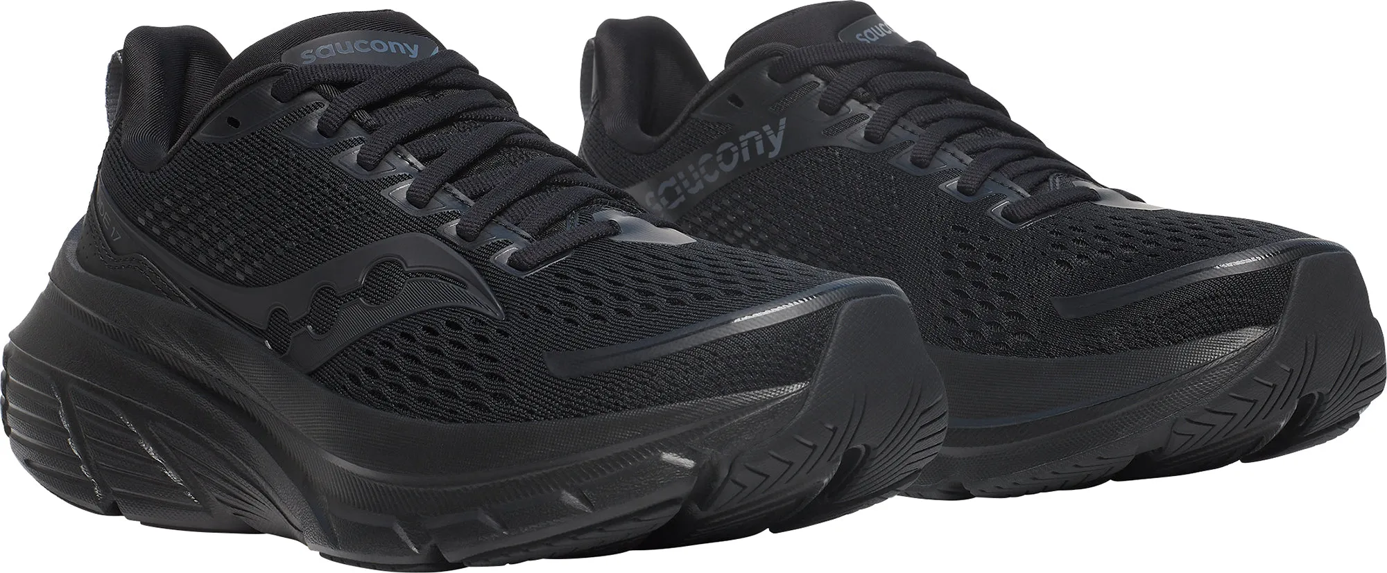 Chaussures de course Saucony Guide 17 pour femme - Noir