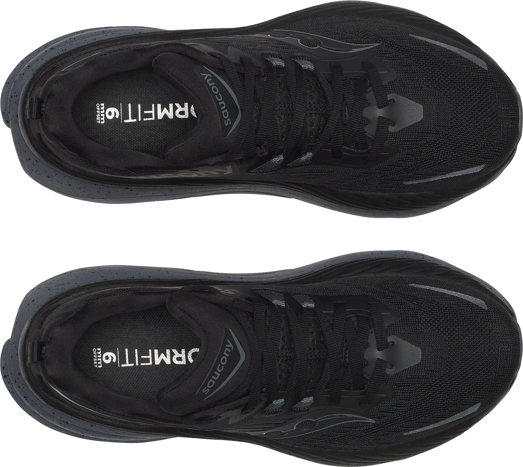 Chaussures de course Saucony Hurricane 24 pour femmes - Noir