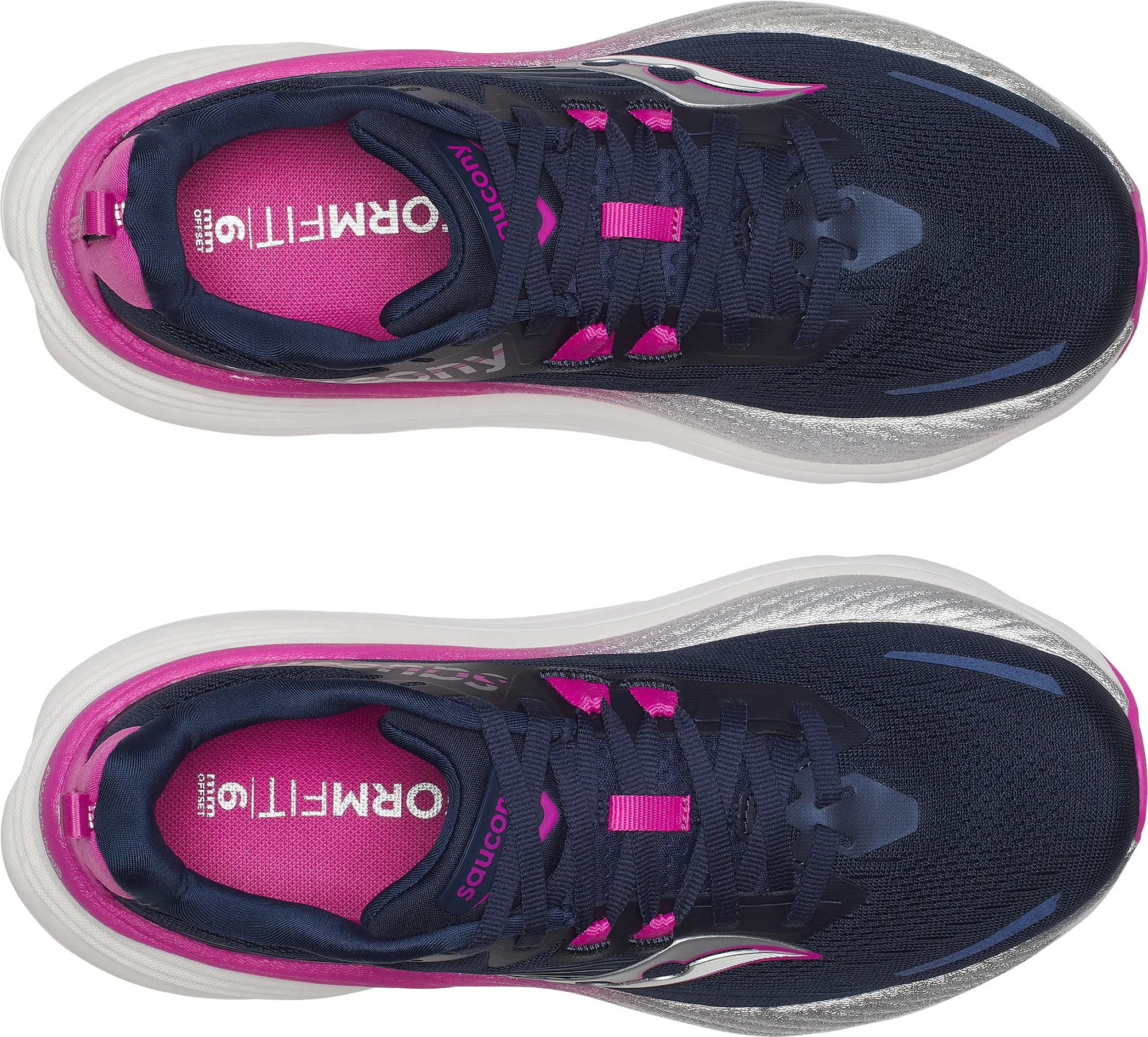 Chaussures de course Saucony Hurricane 24 pour femmes - Bleu