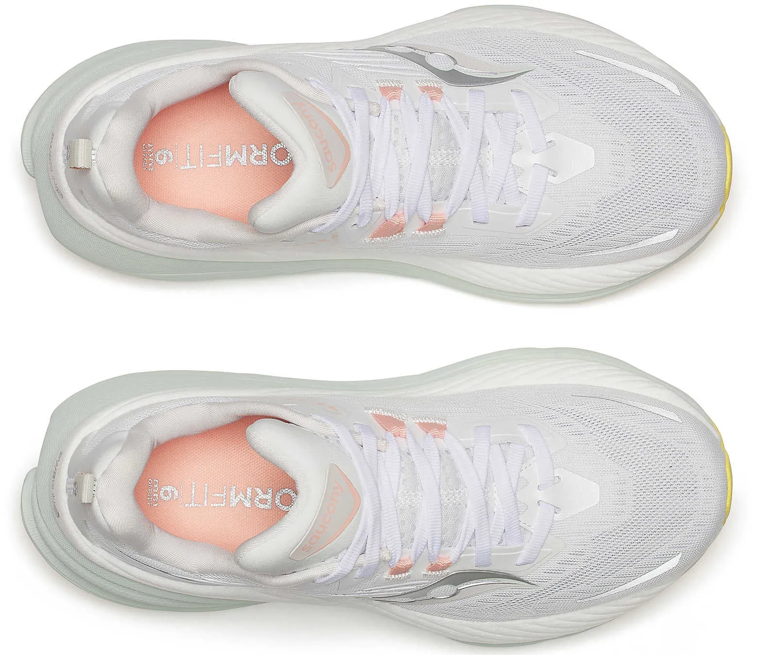 Chaussures de course Saucony Hurricane 24 pour femmes - Blanc