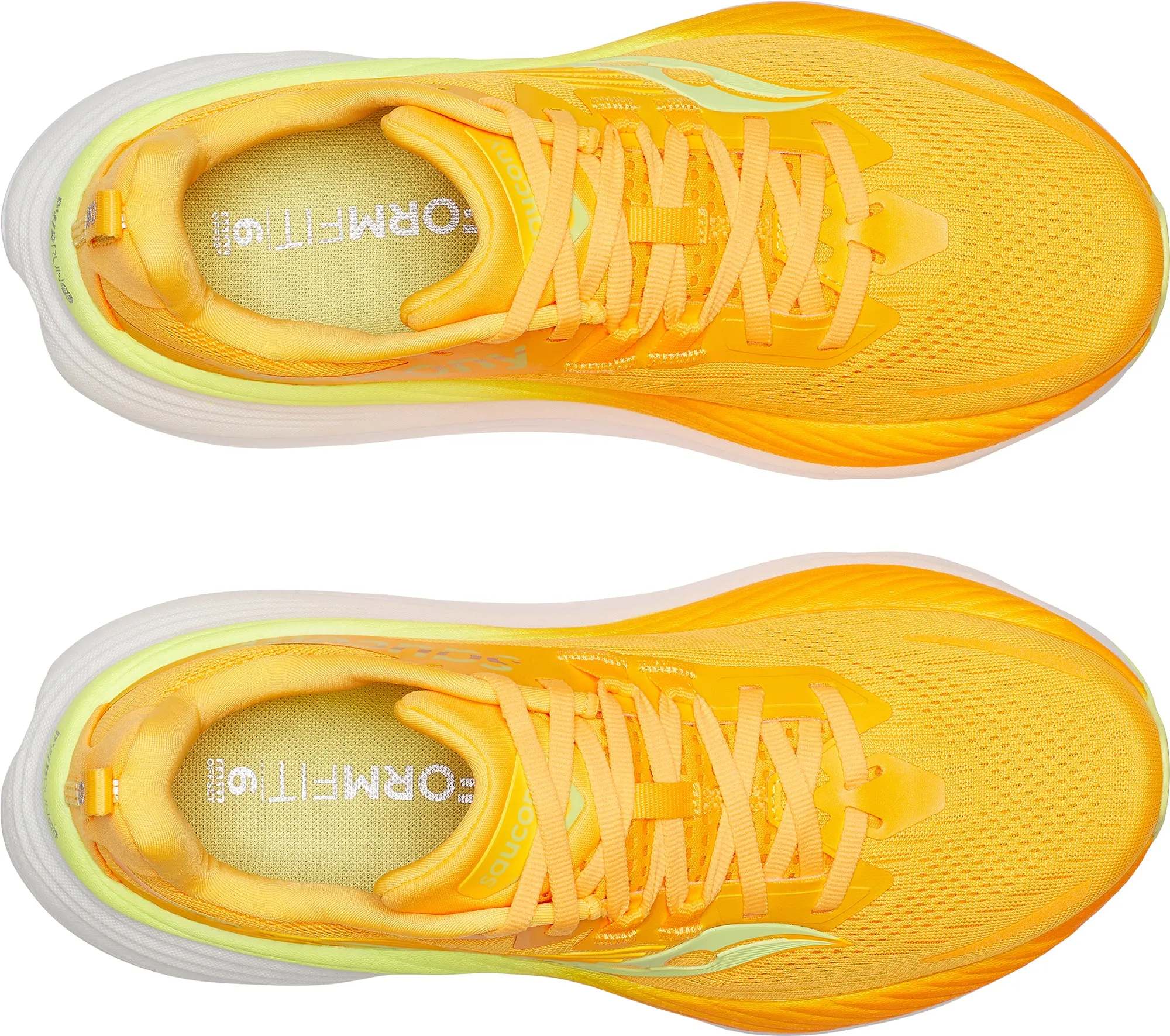Chaussures de course Saucony Hurricane 24 pour femmes - Jaune