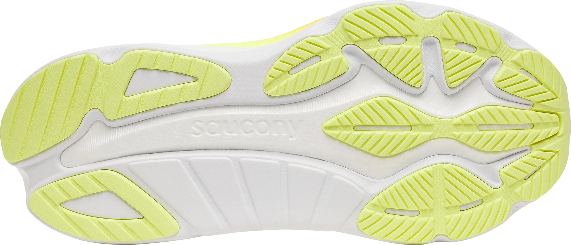 Chaussures de course Saucony Hurricane 24 pour femmes - Jaune