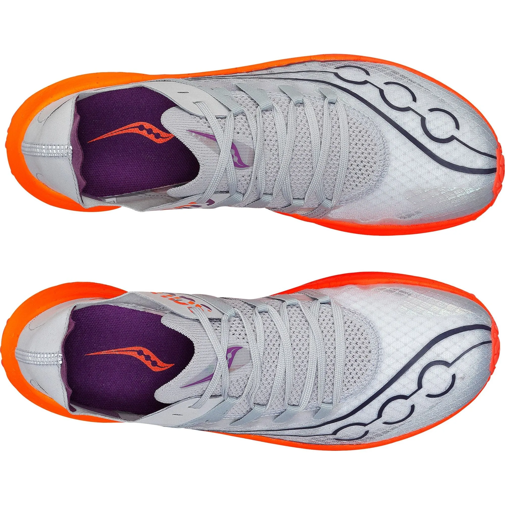 Chaussures de course Saucony Sinister pour femmes - Gris